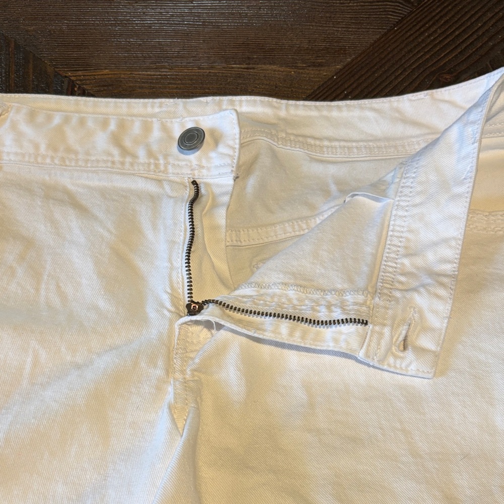 Lane Bryant White Denim Short Shorts - Picture 4 of 12
